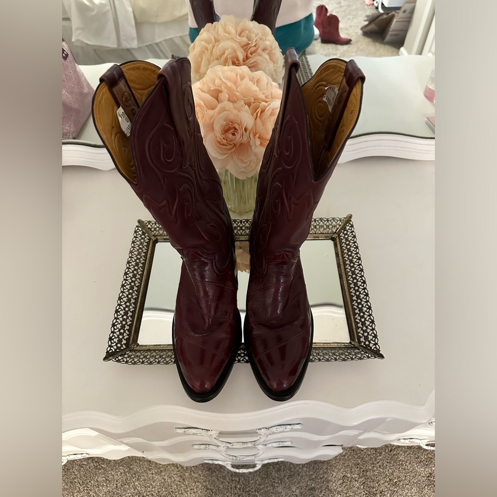 Gavel Patricio eel skin western cowboy boots - Picture 7 of 7